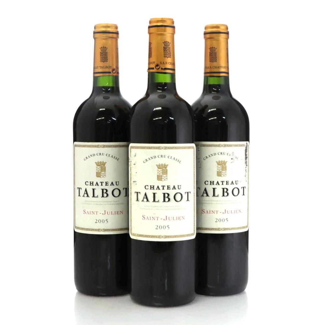 Château Talbot 2005 x 3