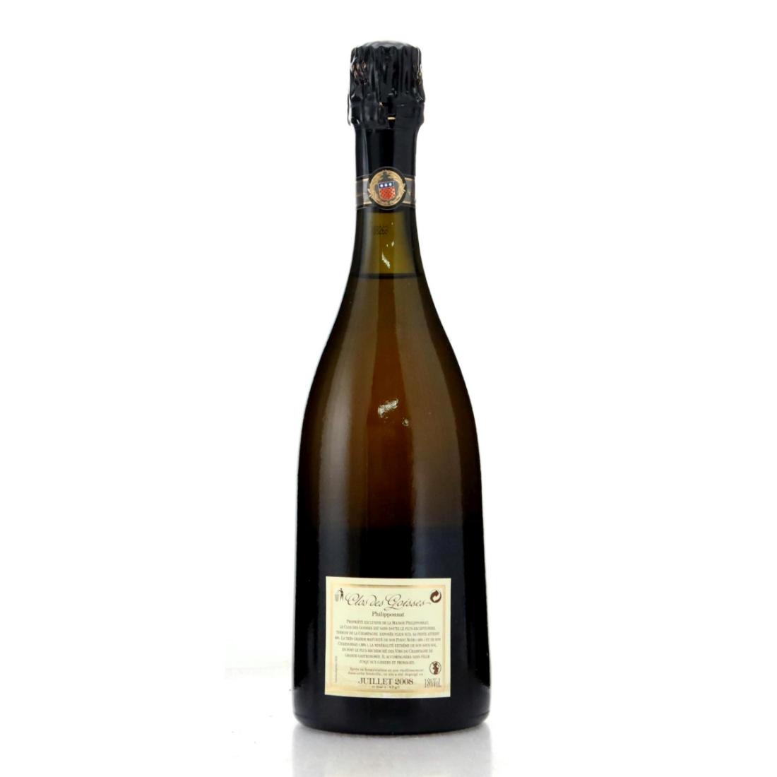 Image for Philipponnat Clos des Goisses Brut 1998 Vintage Champagne