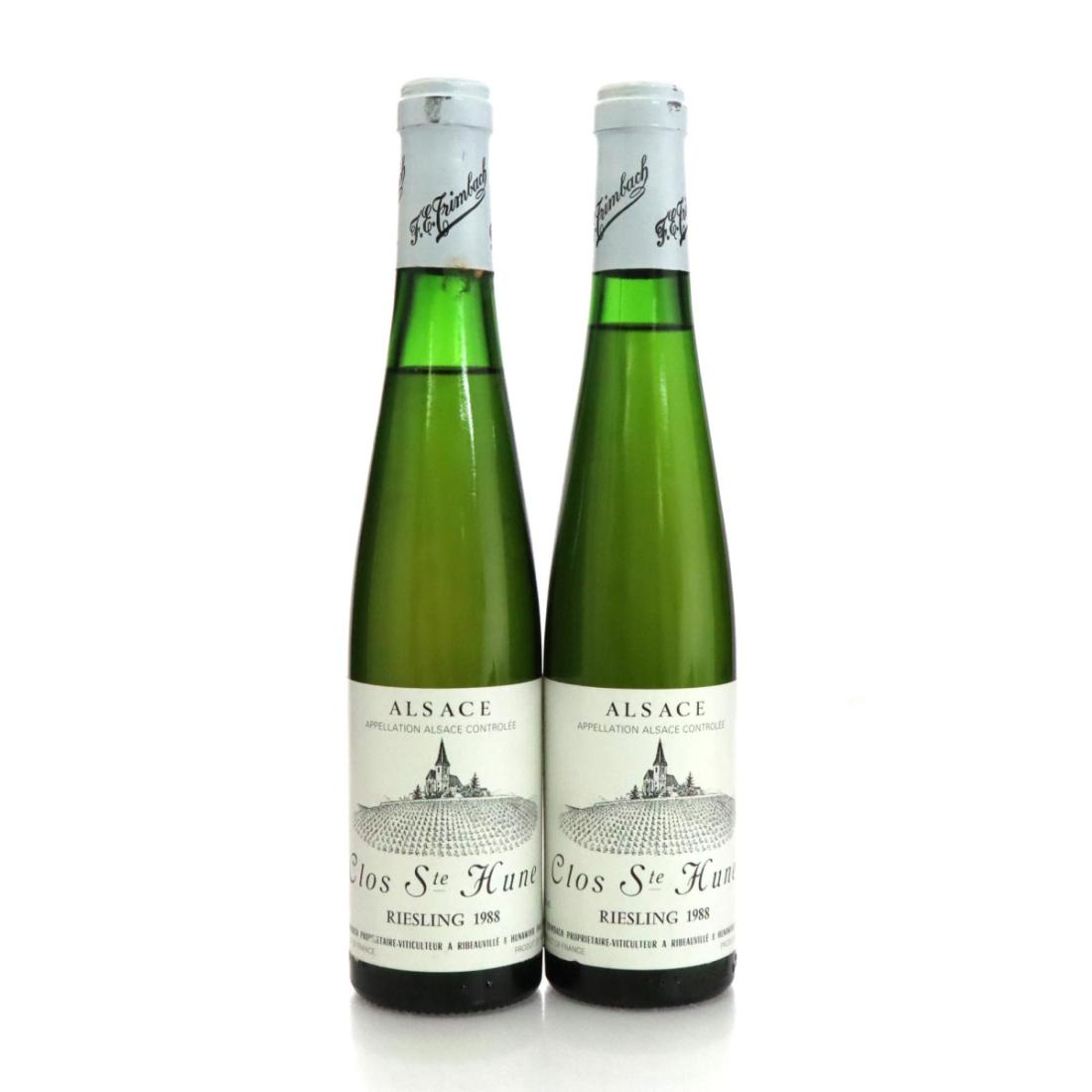 Trimbach Clos Ste Hune Riesling 1988 x 2 / half-bottle