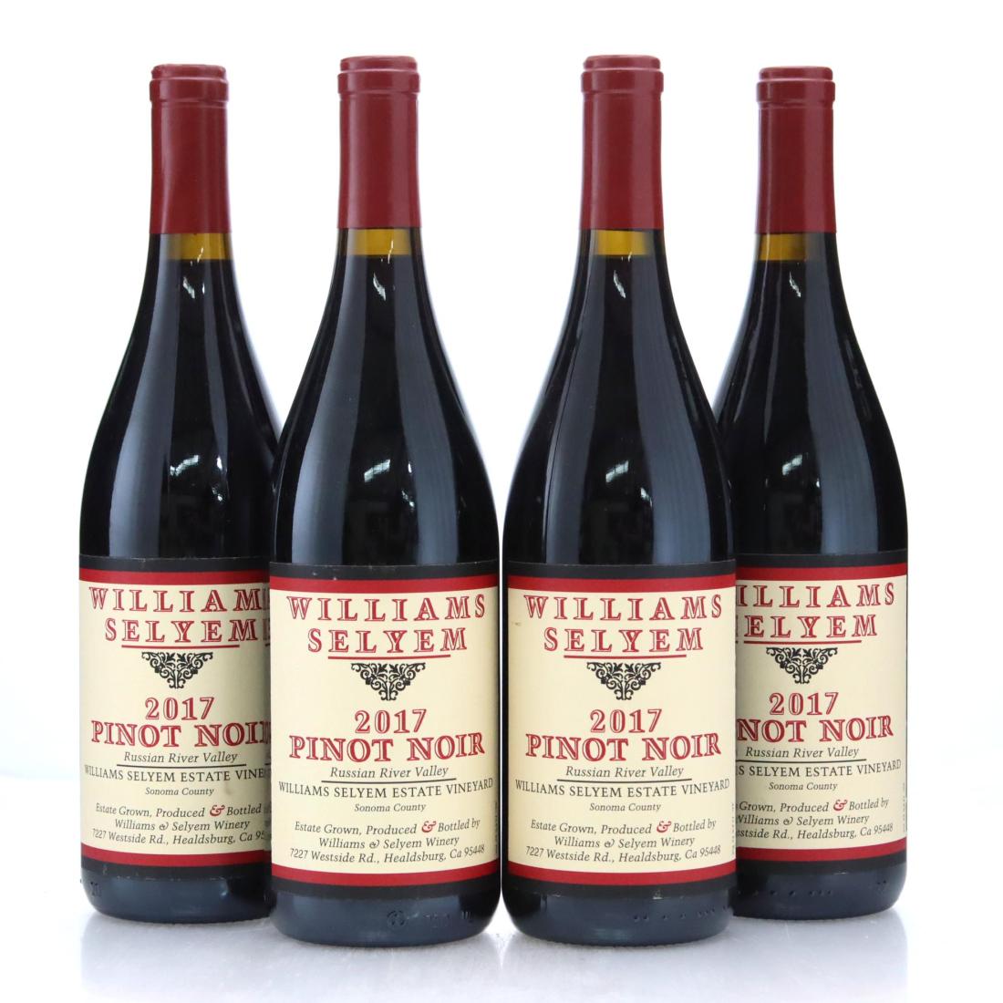 Williams Selyem Pinot Noir 2017 Russian River Valley x 4