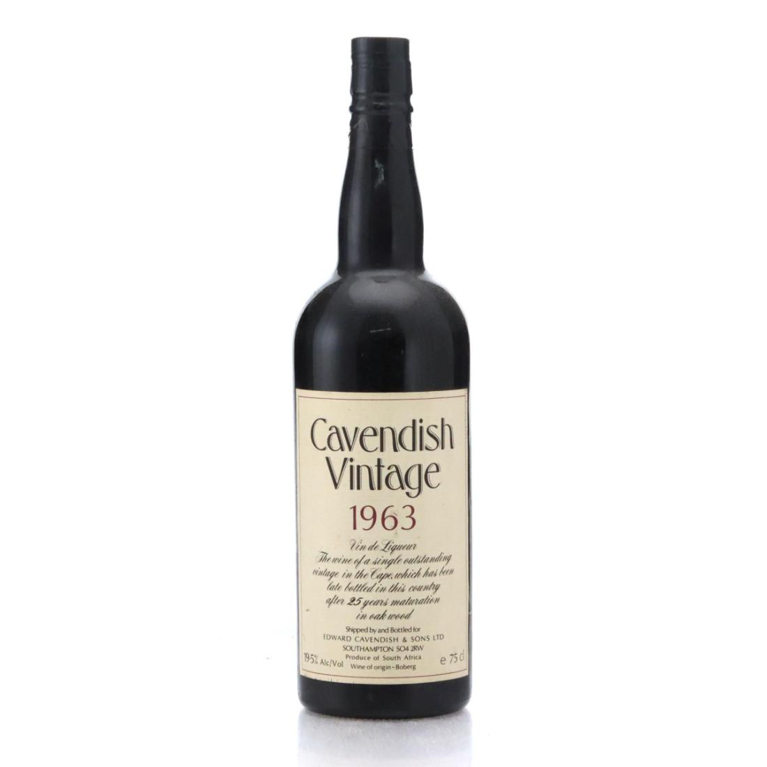 Image for Cavendish Late Bottled Vintage Vin de Liqueur 1963