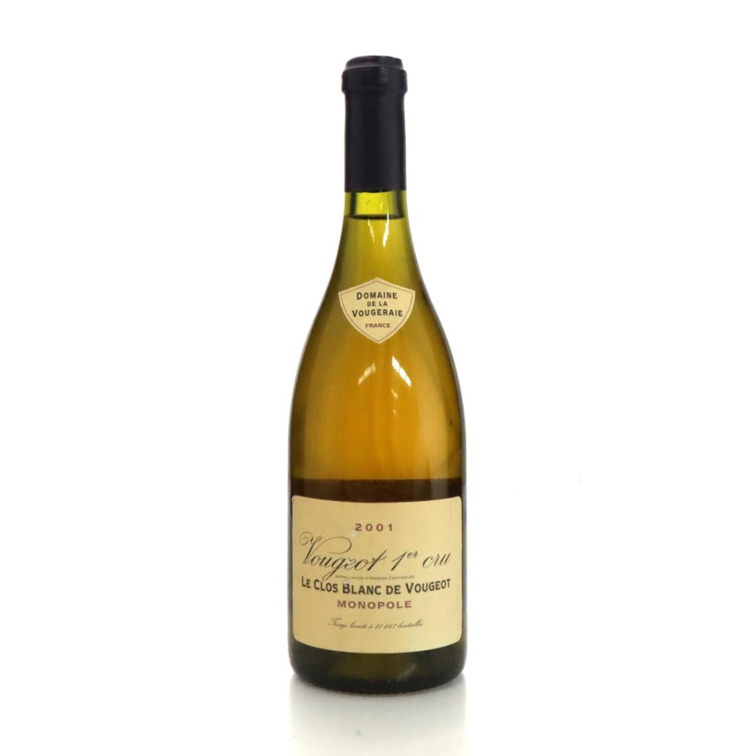 Domaine de la Vougeraie Les Clos Blanc de Vougeot Monopole 2001