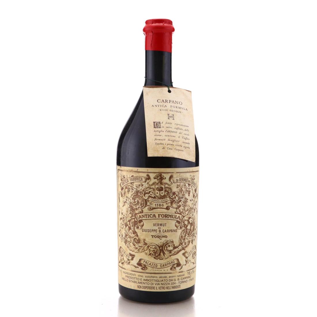 Image for Carpano "Antica Formula" Vermouth 1 Litre