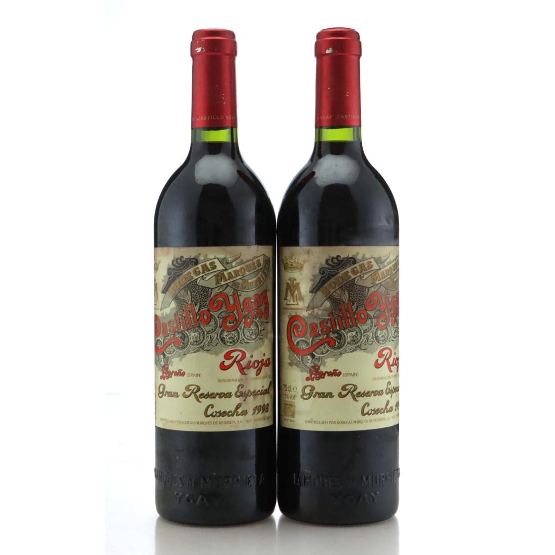 Marques De Murrieta Ygay 1998 Espaecial x 2