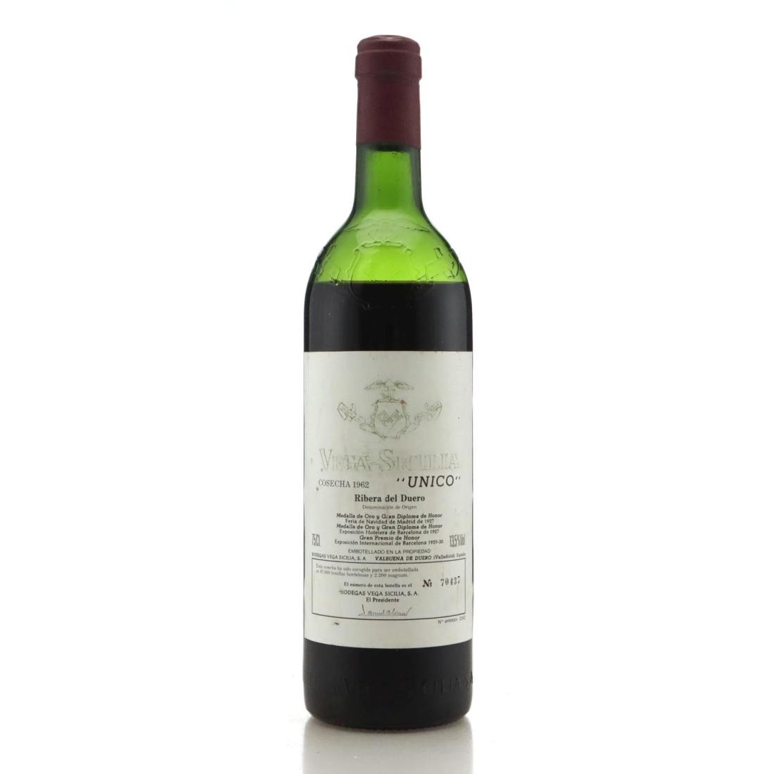 Vega Sicilia Unico 1962