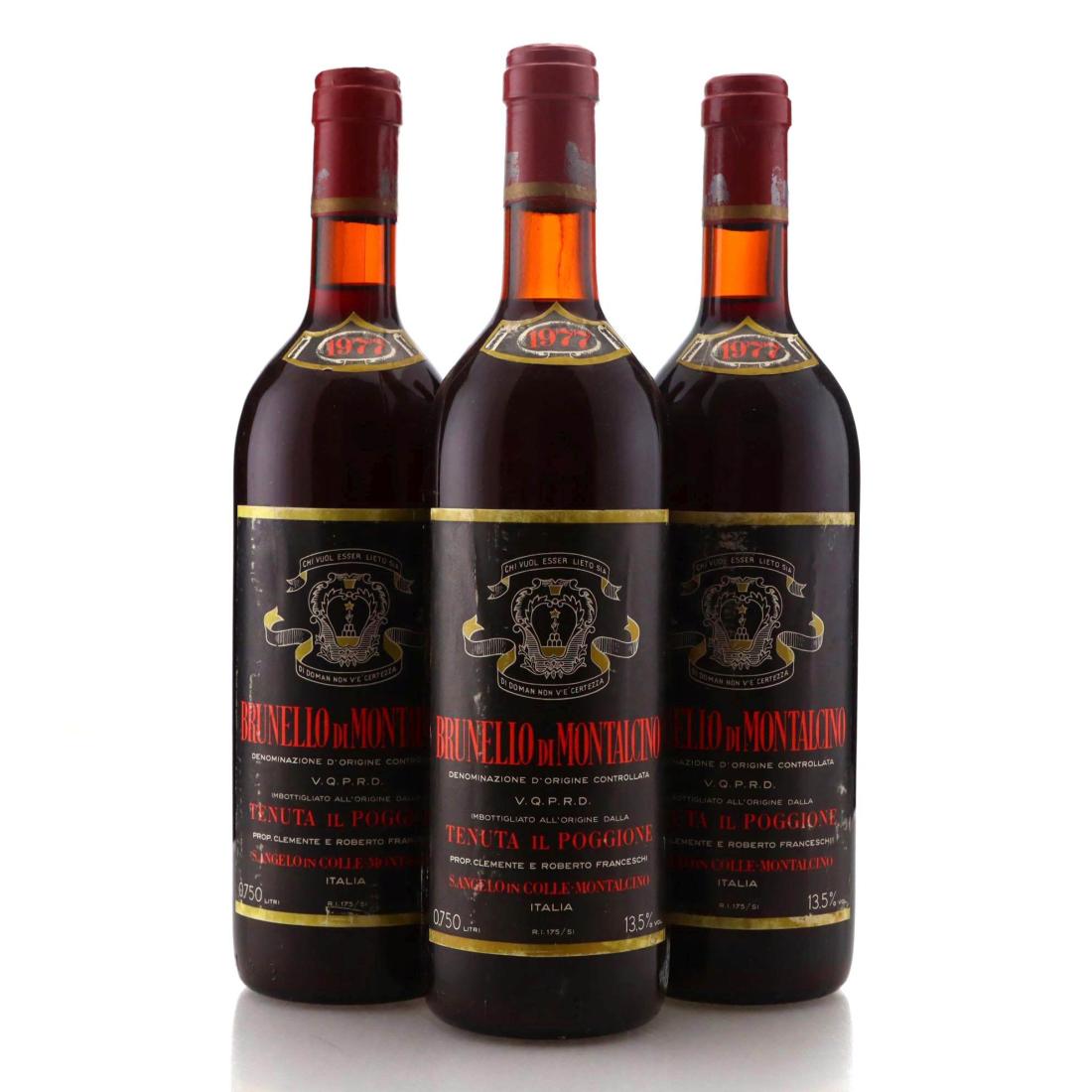 Tenuta Il Poggione 1977 x 3