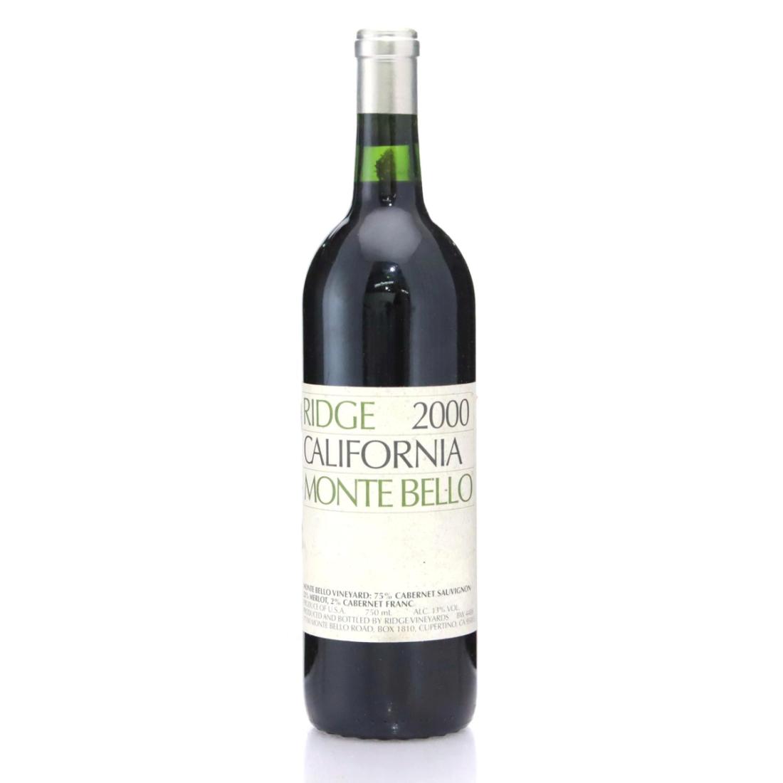 Image for Ridge Monte Bello Vineyard 2000
