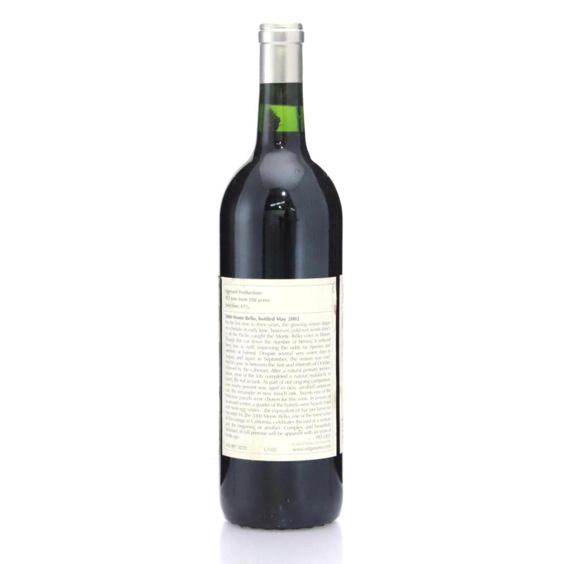 Image for Ridge Monte Bello Vineyard 2000