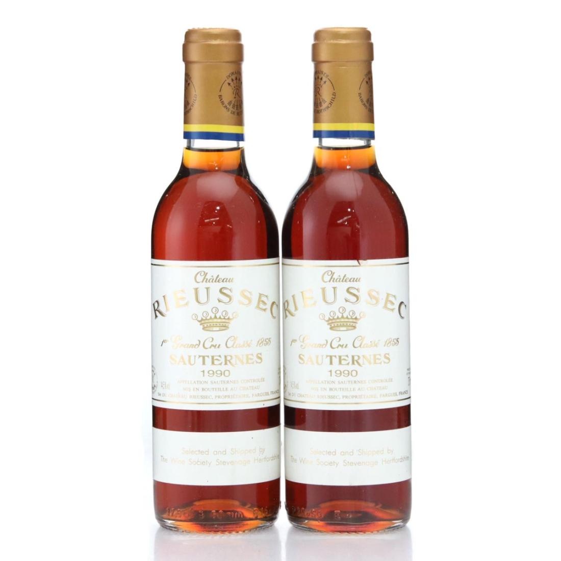 Image for Château Rieussec 1990 x 2 / half-bottle