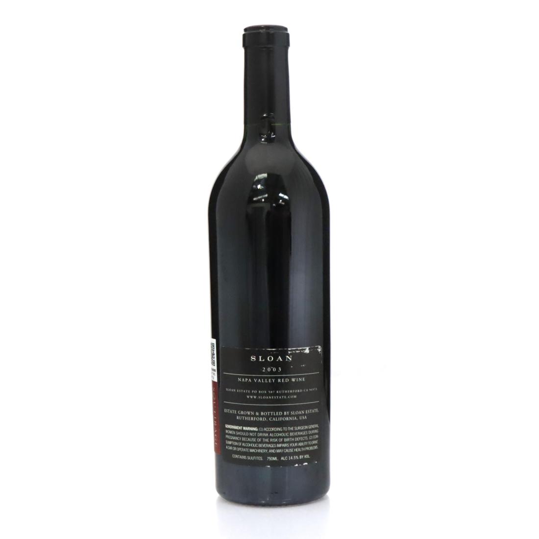 Sloan Estate Proprietary Red 2003 Rutherford