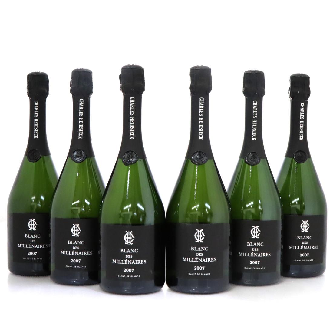 Charles Heidsieck Blanc des Millénaires 2007 Vintage Champagne x 6