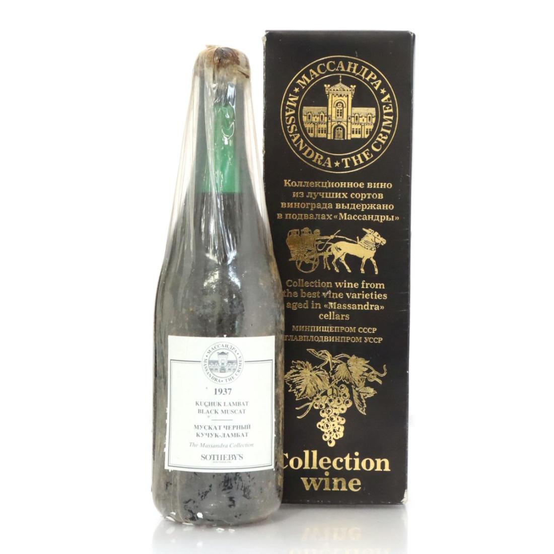 Image for Massandra Kuchuk Lambat Black Muscat Dessert Wine 1937