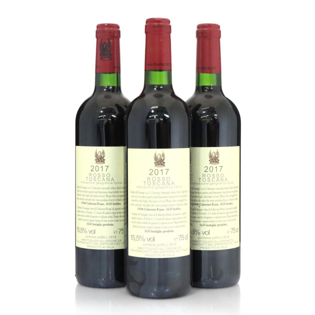 Image for Vini Franchetti Campo di Camagi 2017 x 3