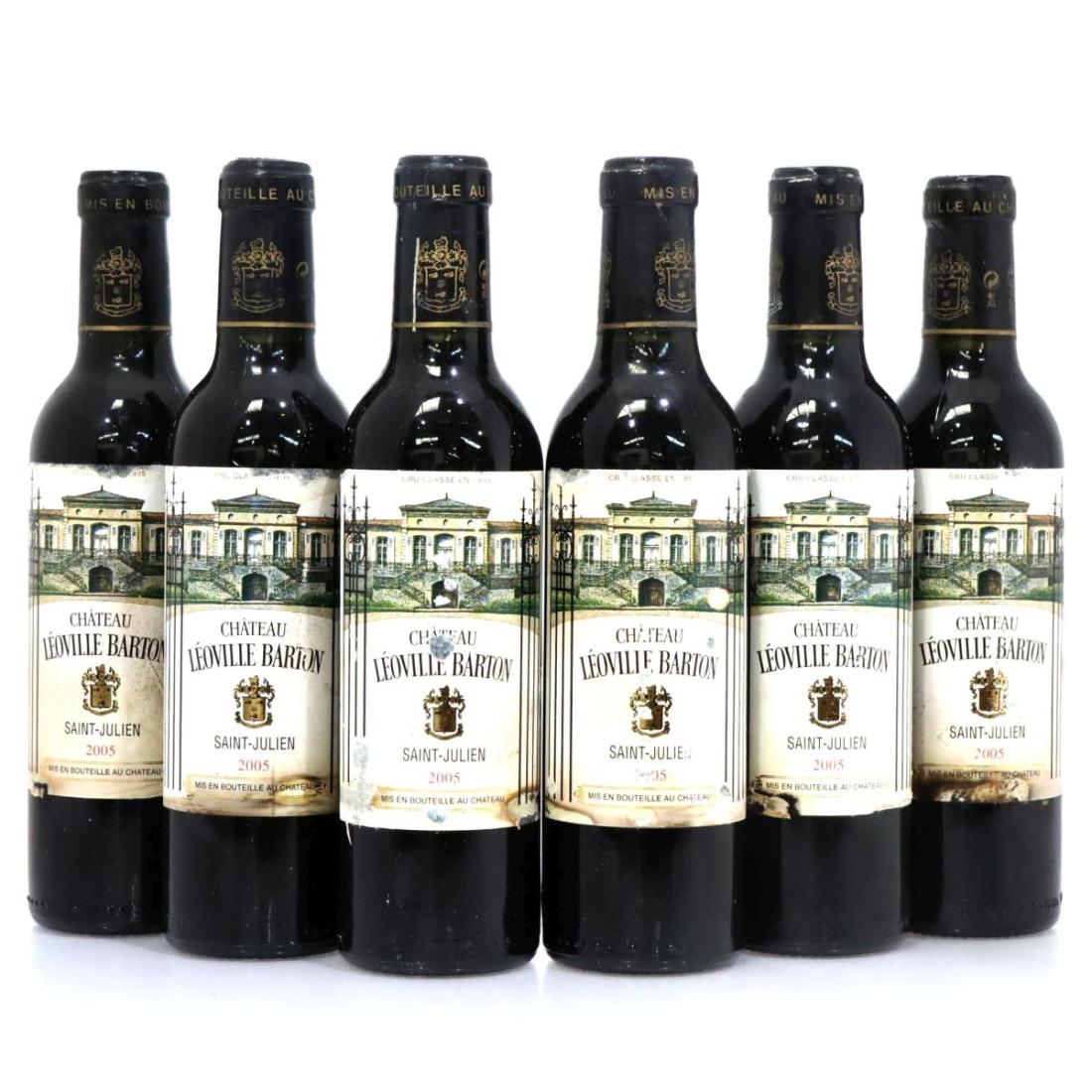 Château Léoville Barton 2005 x 6 / half-bottle