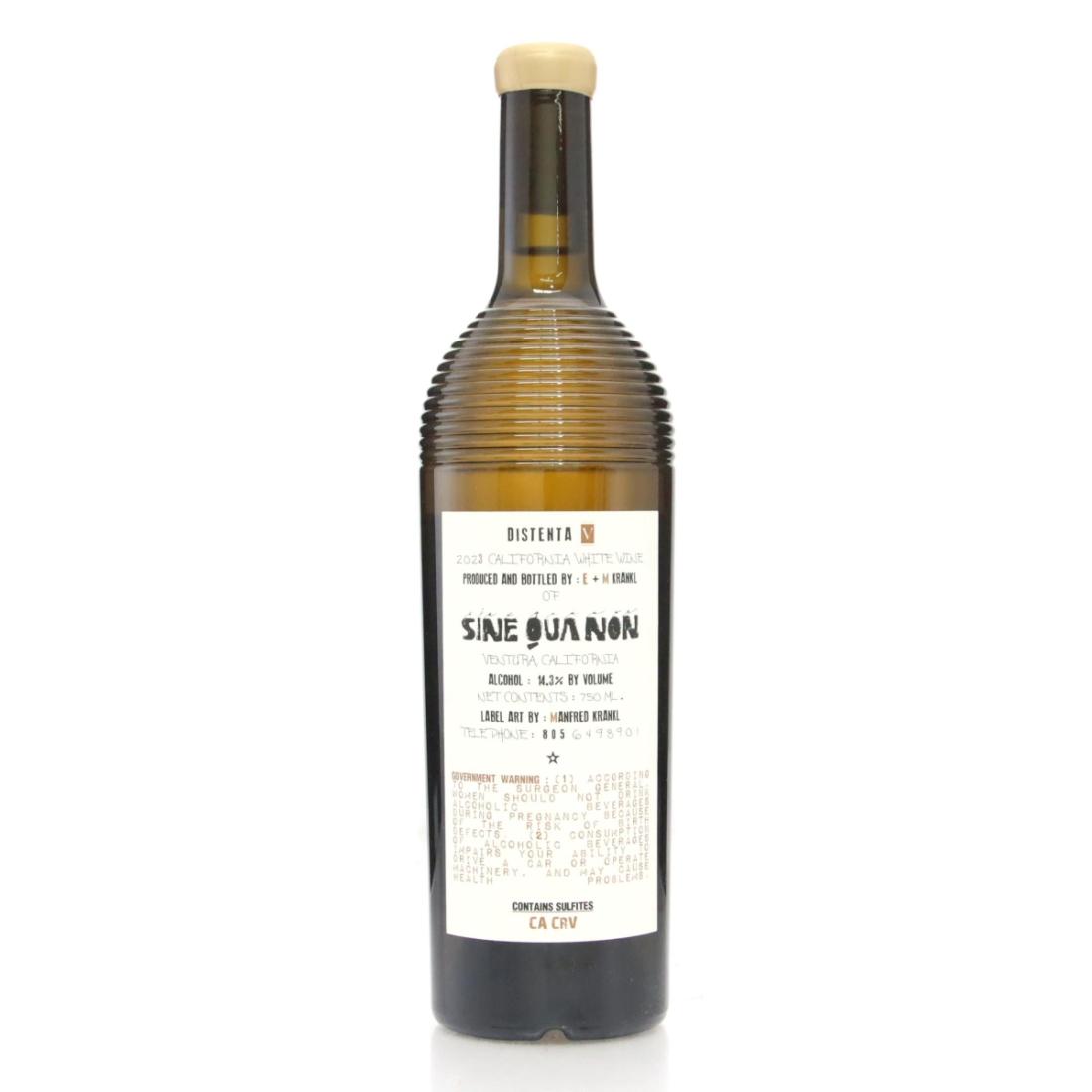 Image for Sine Qua Non Distenta V White Wine 2023