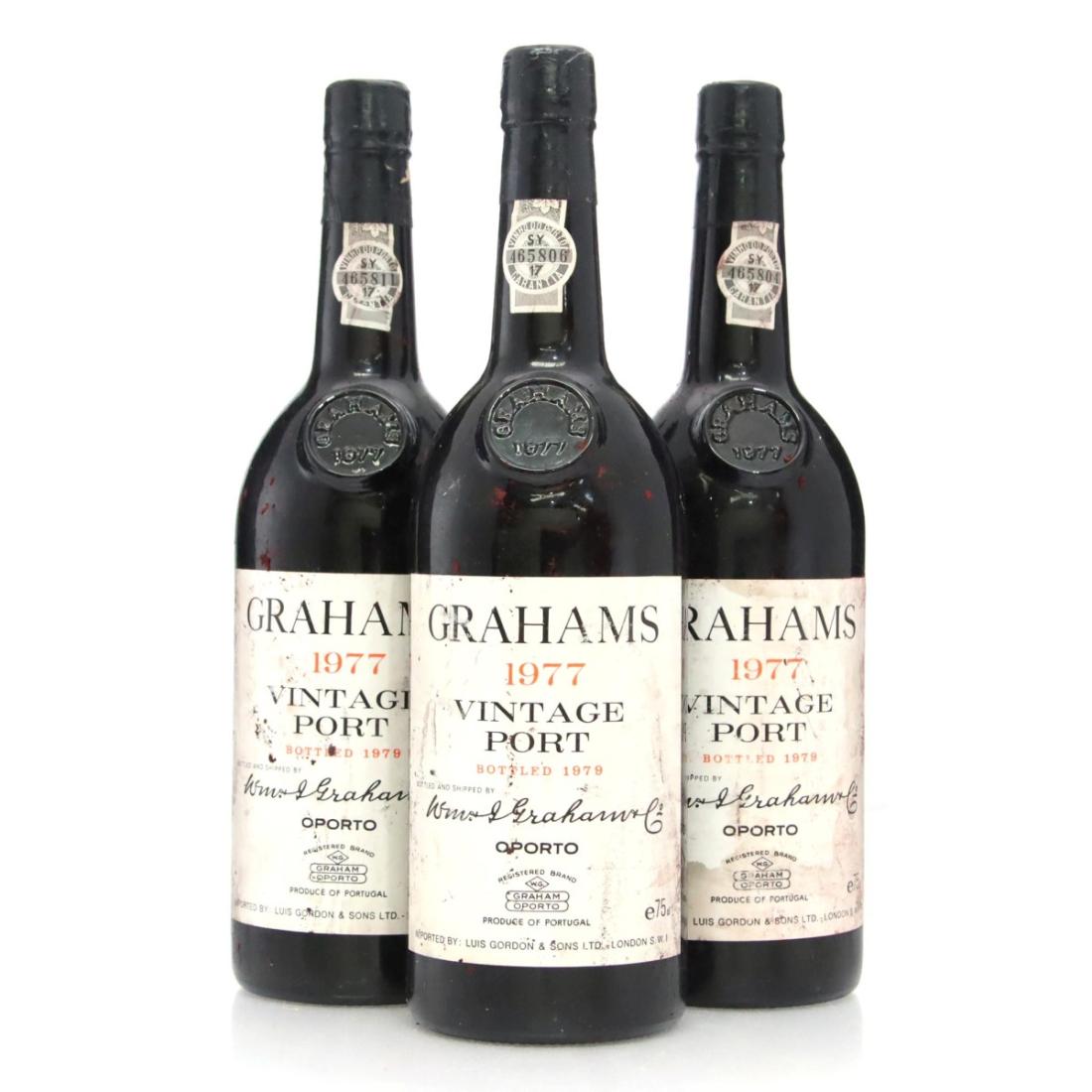 Image for Graham's 1977 Vintage Port x 3