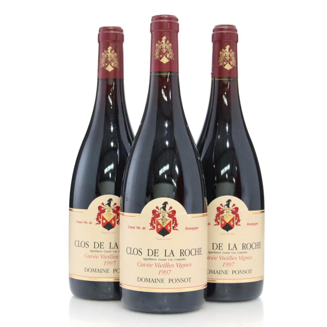 Image for Domaine Ponsot Cuvée Vieilles Vignes Clos de la Roche 1997 x 3
