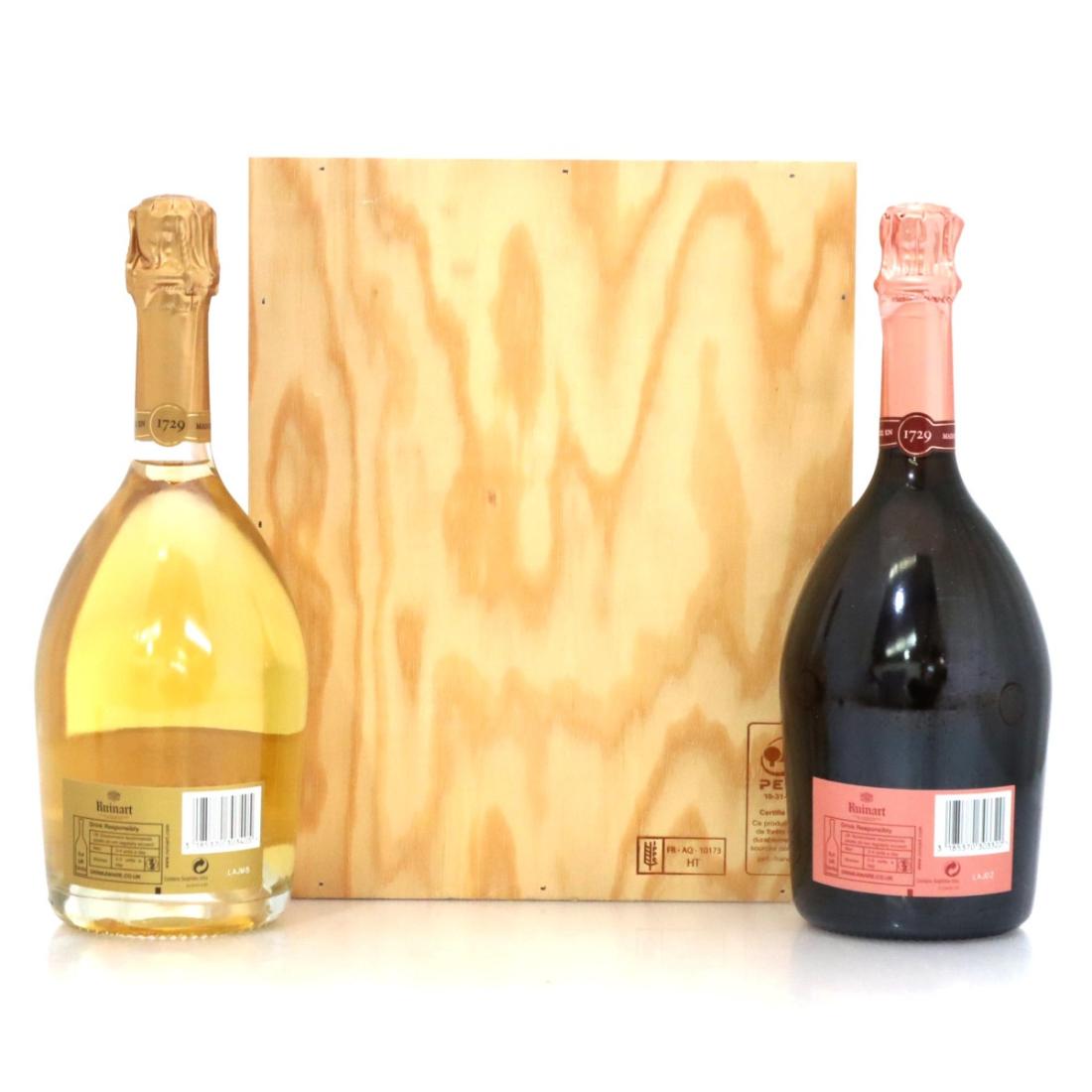 Image for Ruinart Blanc-de-Blancs & Rose Champagne x 2