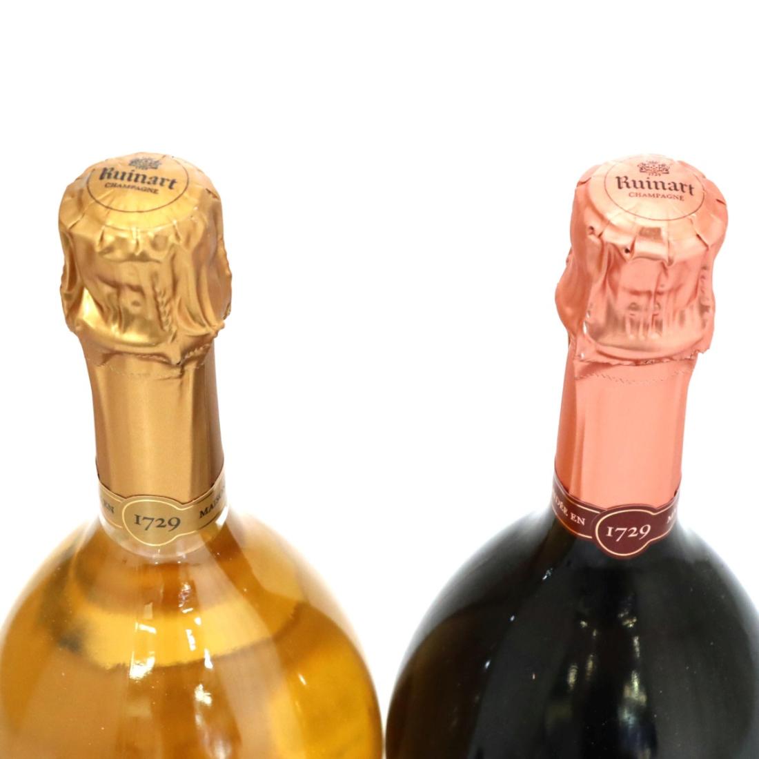 Image for Ruinart Blanc-de-Blancs & Rose Champagne x 2