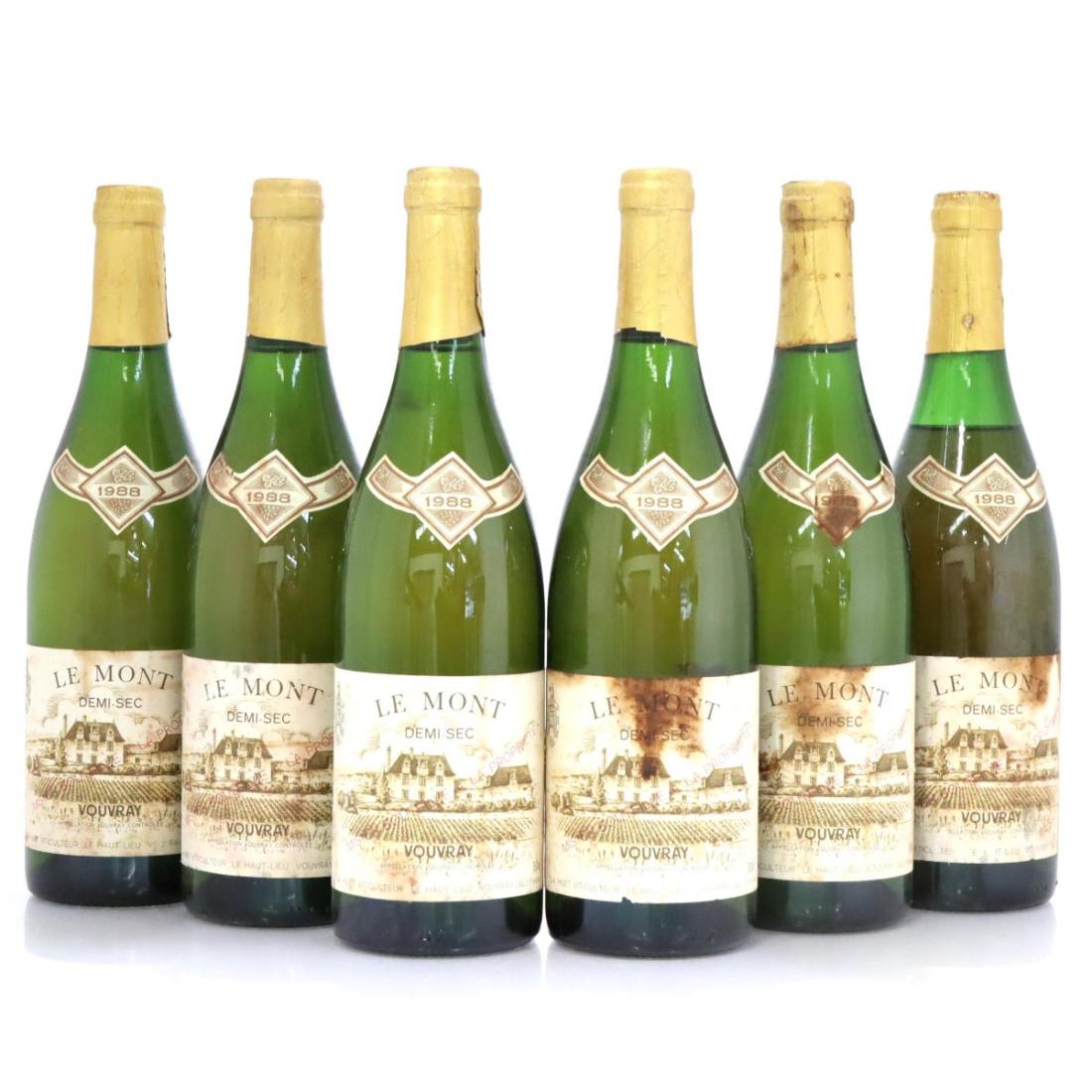 Image for Domaine Huet Le Haut-Lieu Le Mont Demi-Sec 1988 x 6