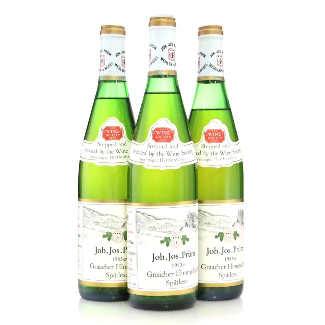 Image for Joh. Jos. Prüm Graacher Himmelreich Riesling Spätlese 1983 x 3