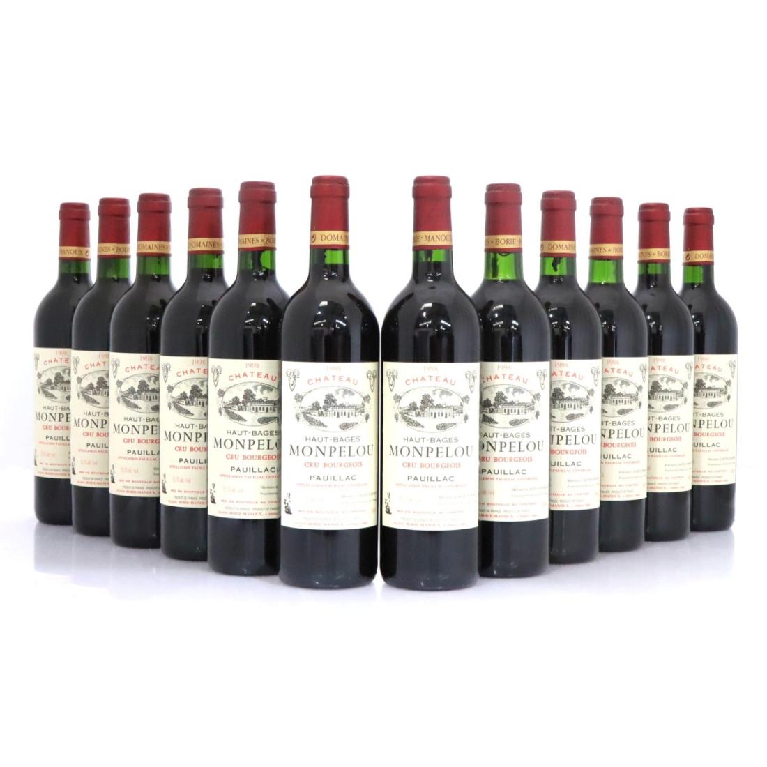 Image for Château Haut-Bages Monpelou 1998 x 12