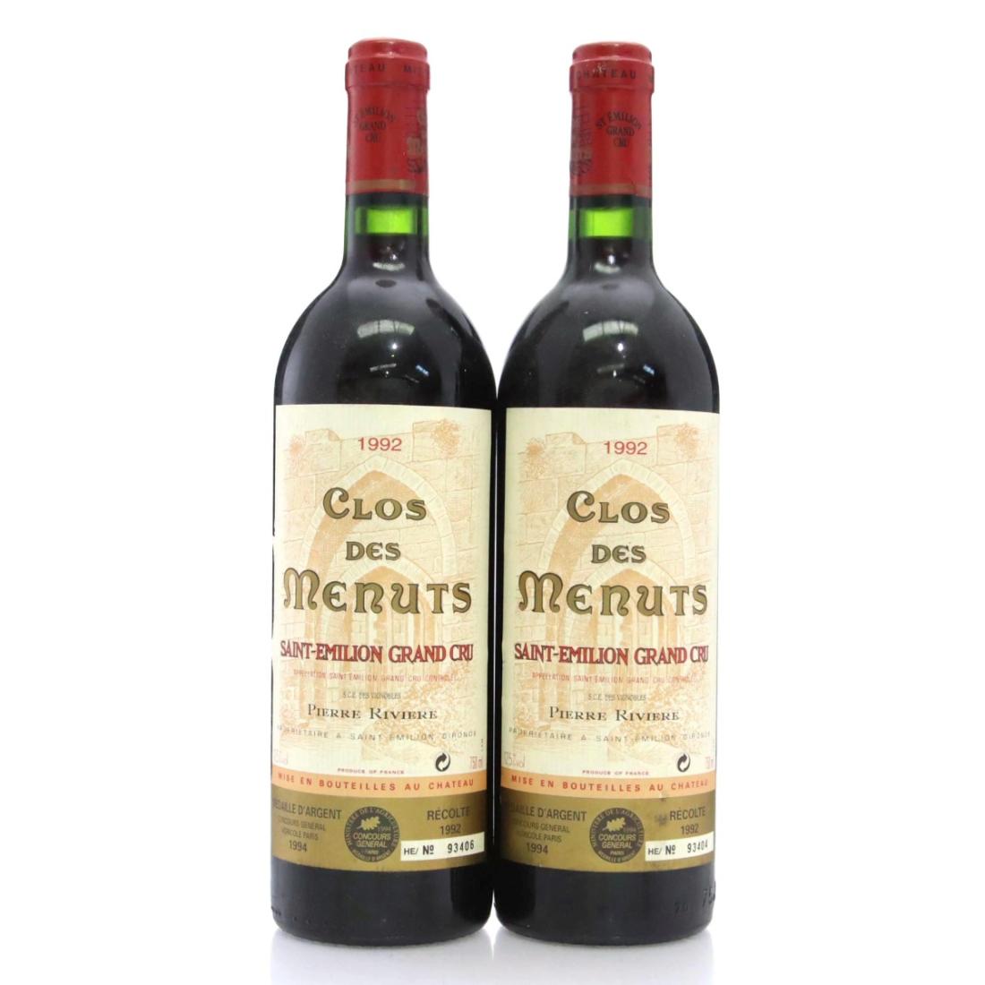 Image for Clos des Menuts 1992 x 2