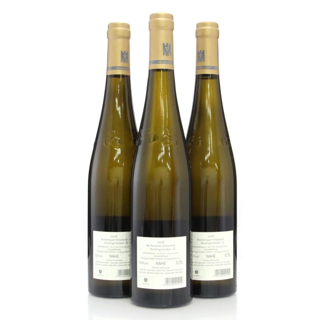 Image for Weingut Schäfer-Fröhlich Bockenauer Felseneck Riesling Trocken GG 2018 x 3 