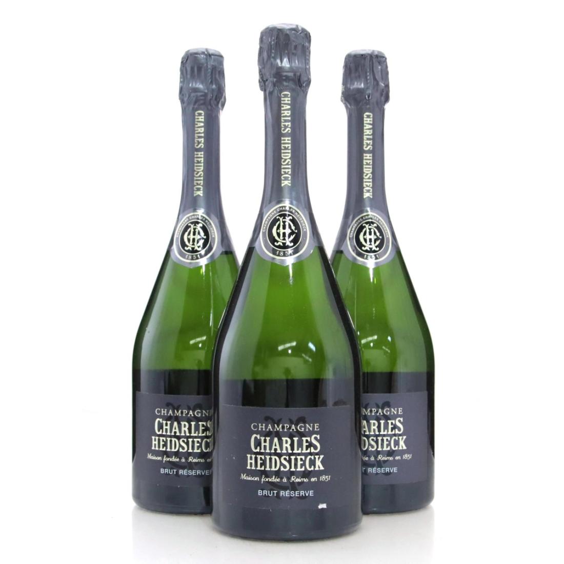 Image for Charles Heidsieck Brut Réserve Champagne x 3