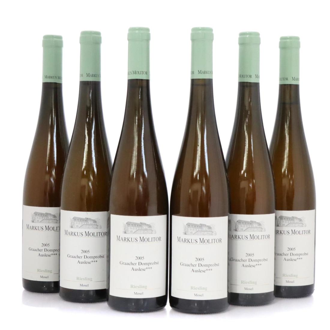 Image for Markus Molitor Graacher Domprobst Riesling Auslese *** 2005 x 6