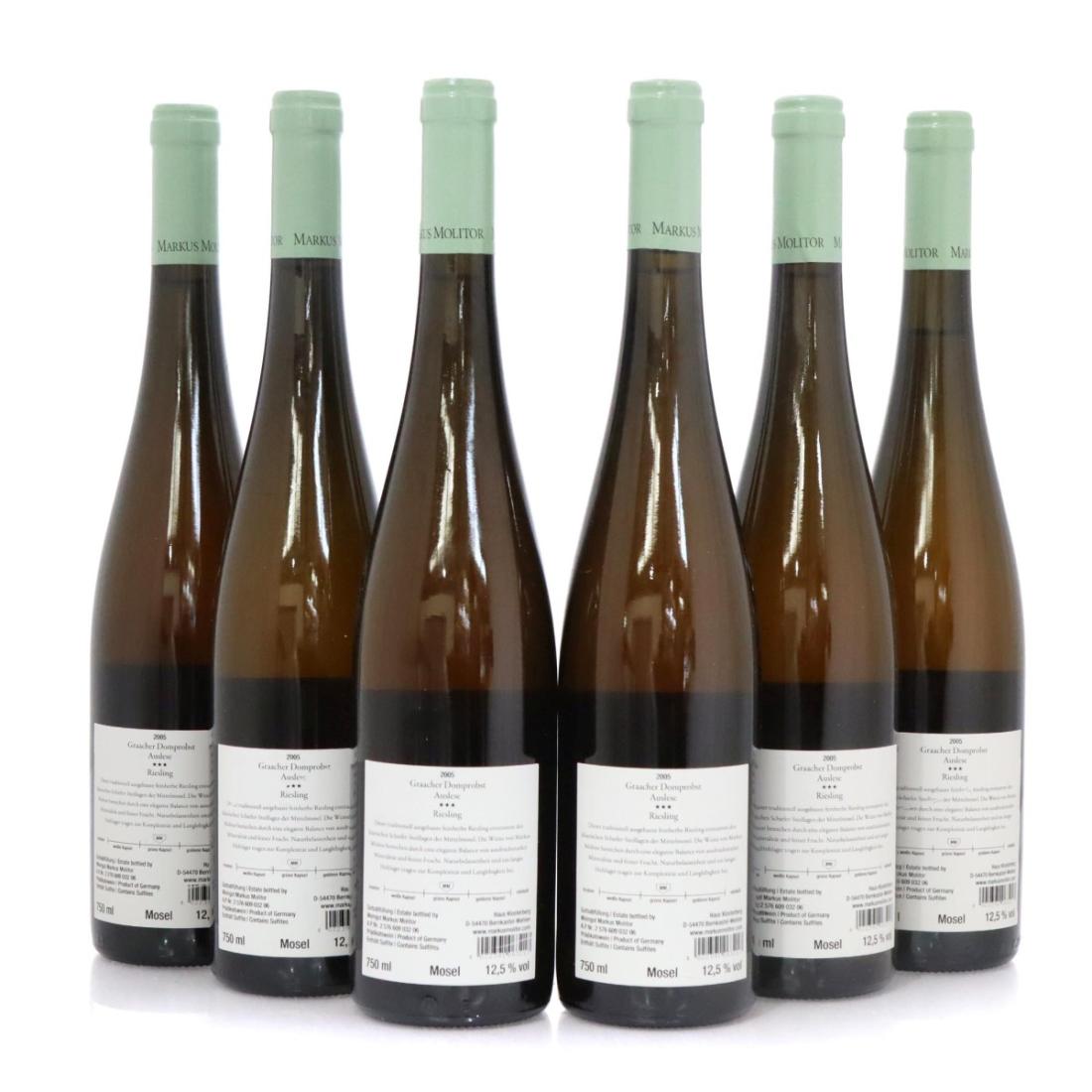 Image for Markus Molitor Graacher Domprobst Riesling Auslese *** 2005 x 6