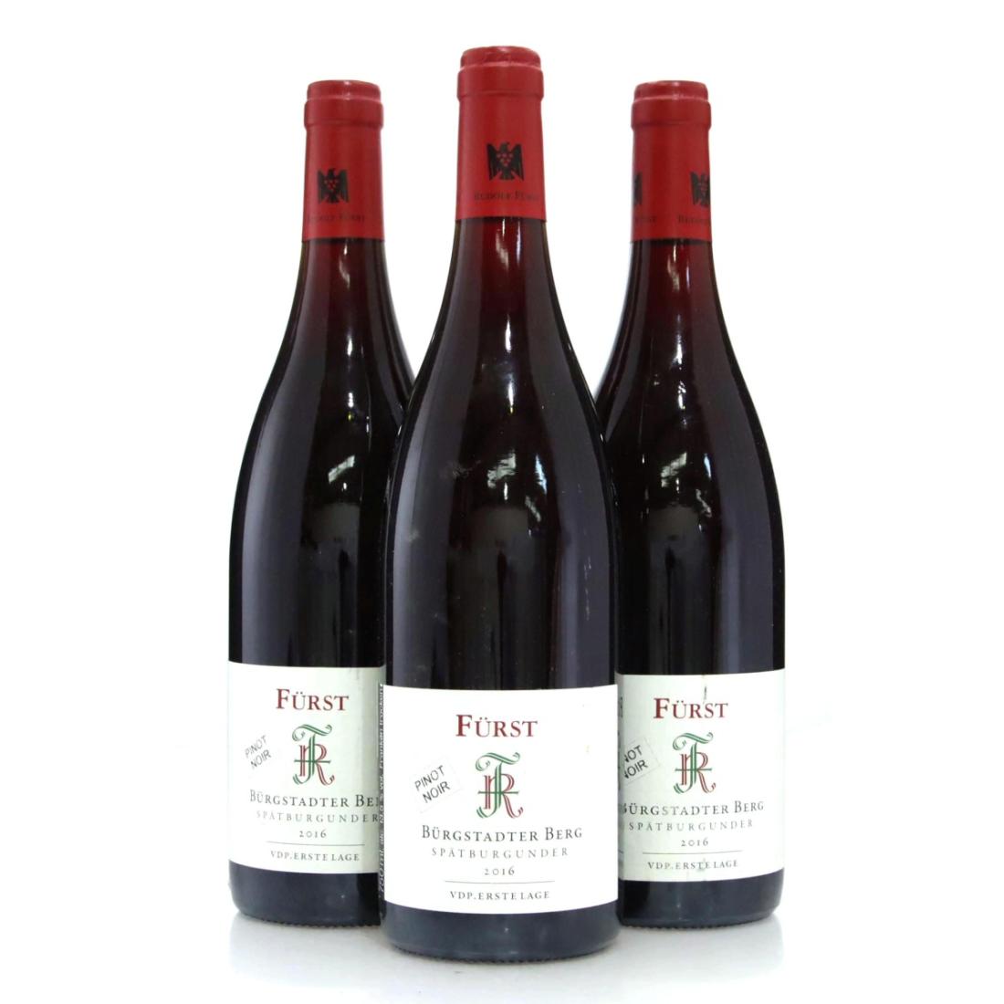 Weingut Rudolf Fürst Bürgstadter Berg Spätburgunder Trocken 2016 x 3