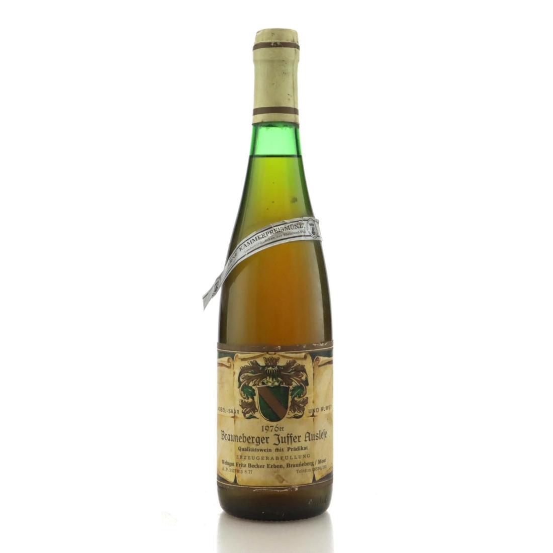 Image for Weingut Fritz Becker Braunberger Juffer Auslese 1976