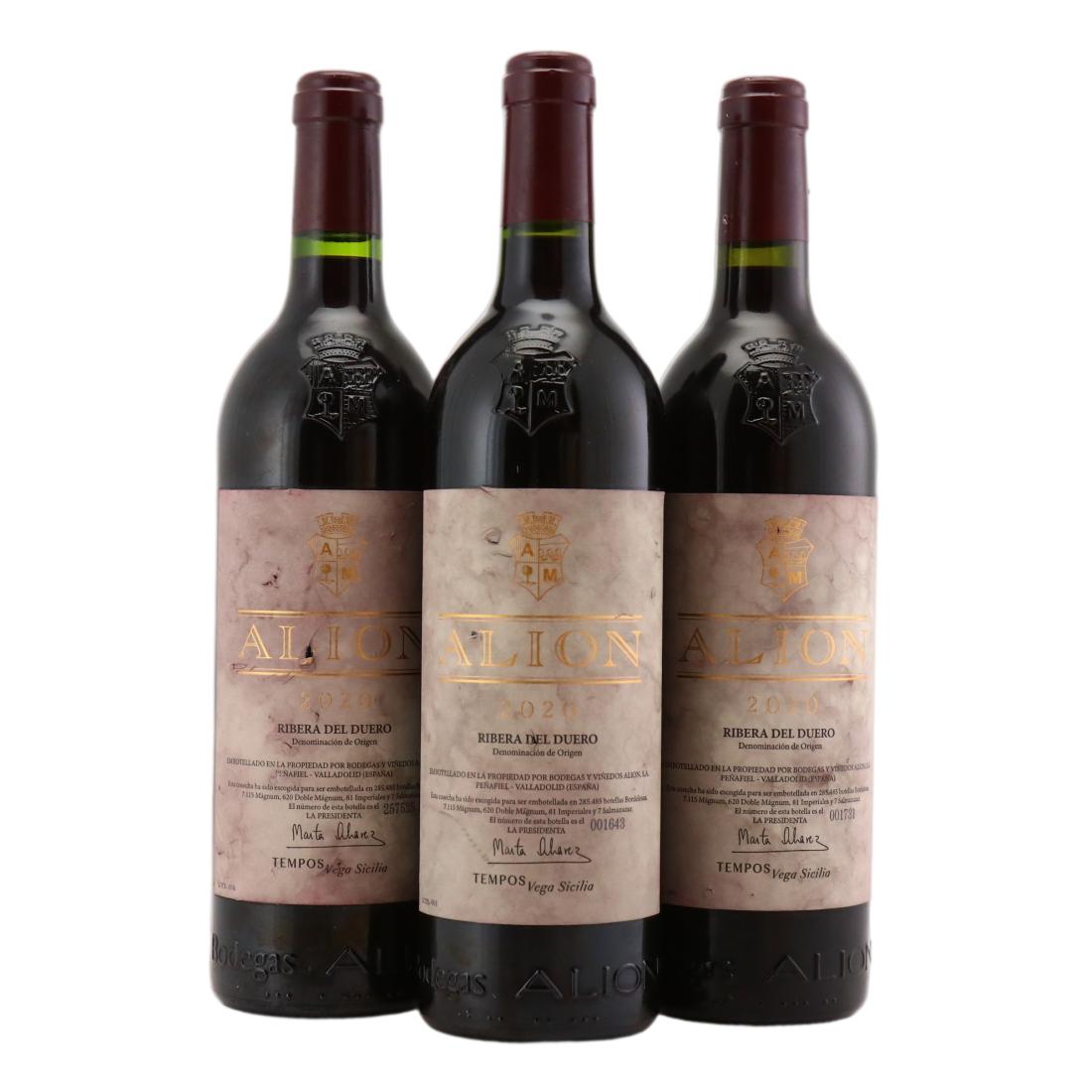 Bodegas y Vinedos Alion 2020 x 3