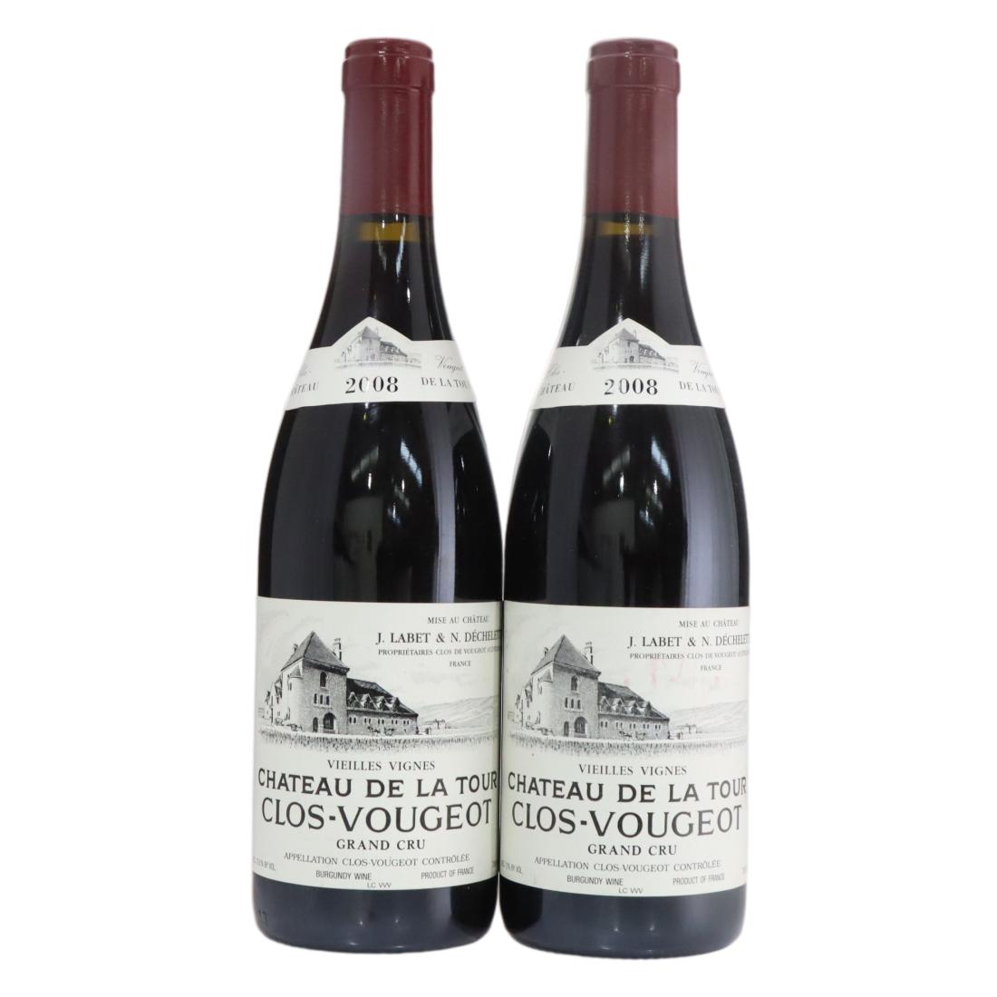 Château de La Tour 2008 Clos-Vougeot x 2