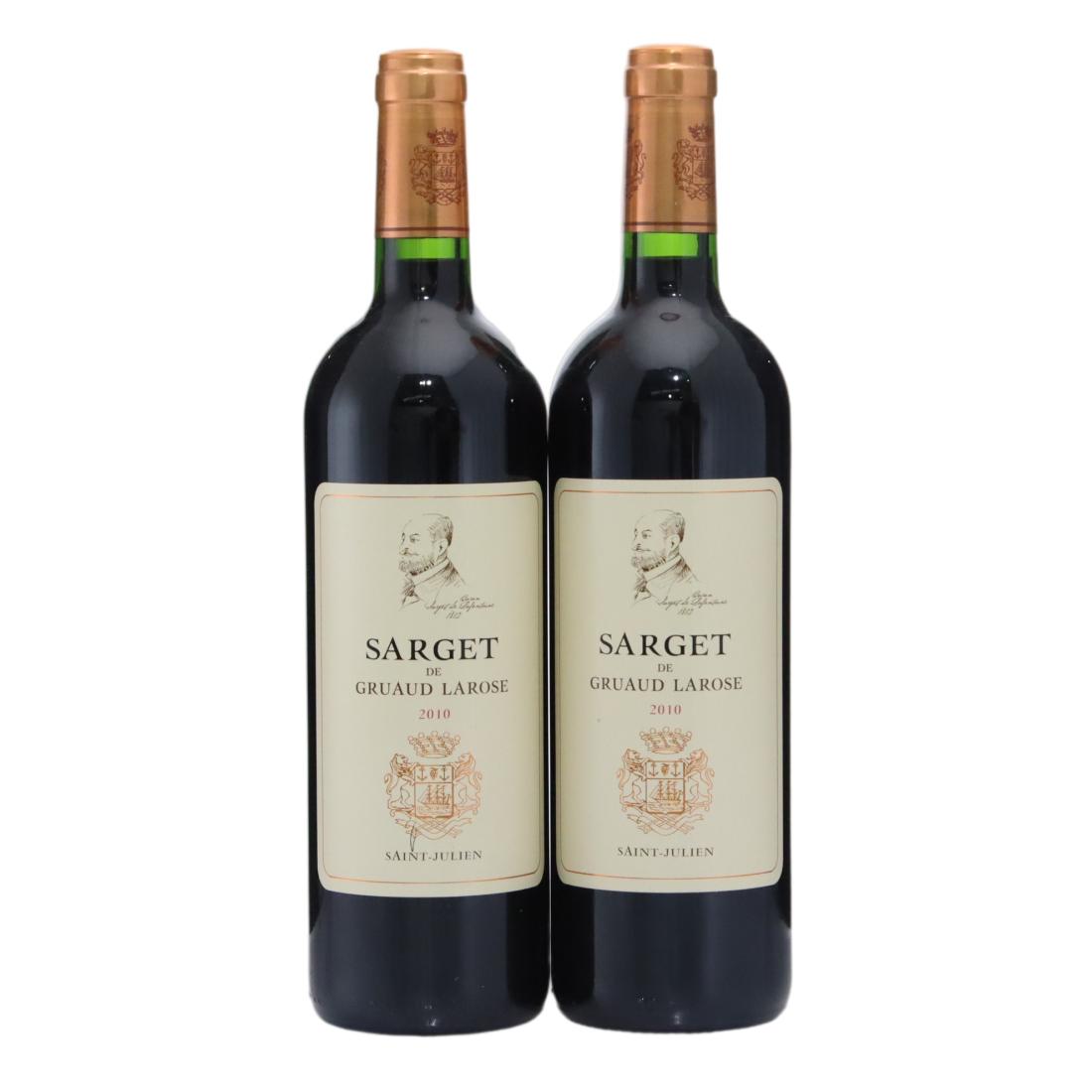 Sarget de Gruaud Larose 2010 x 2