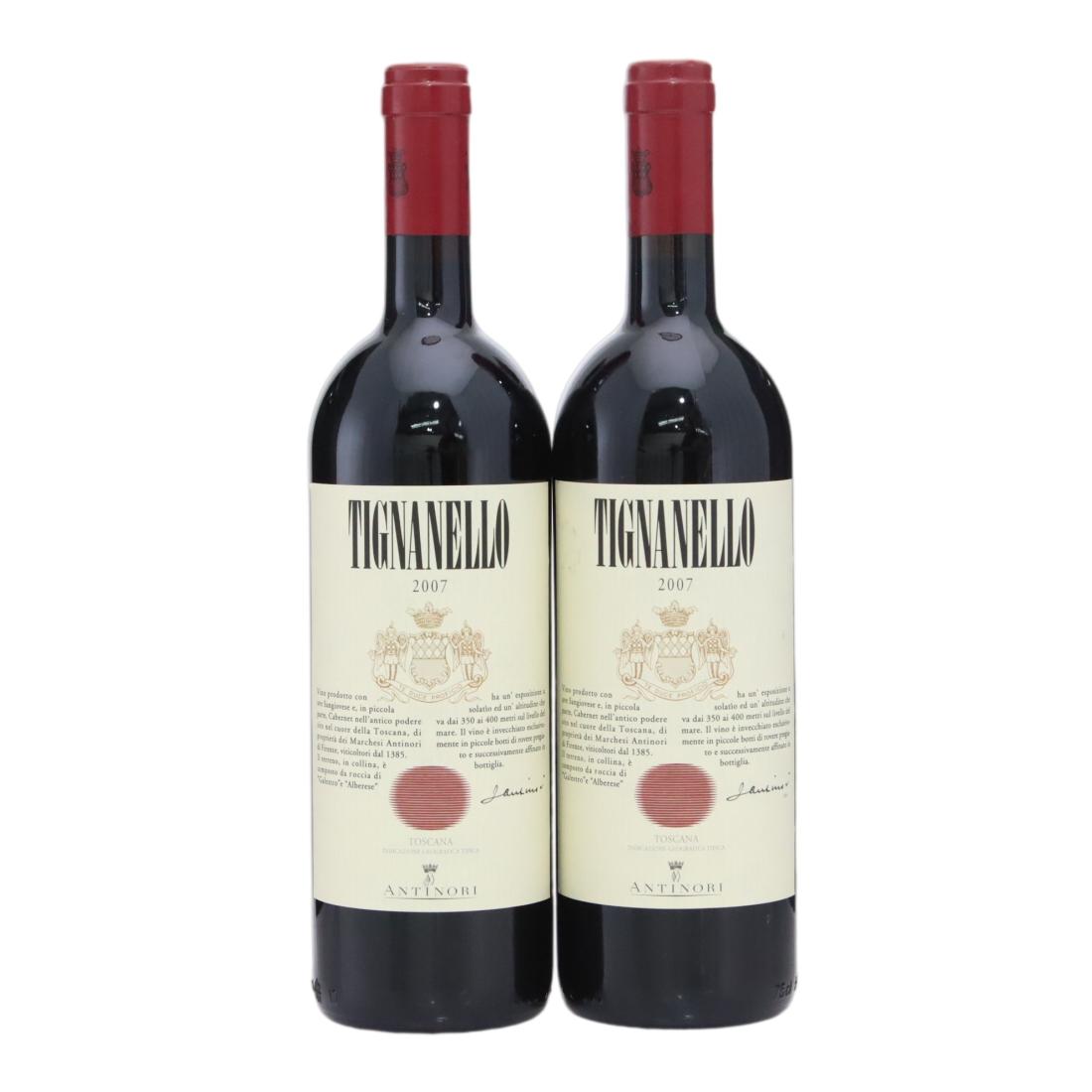 Antinori Tignanello 2007 Tuscany x2