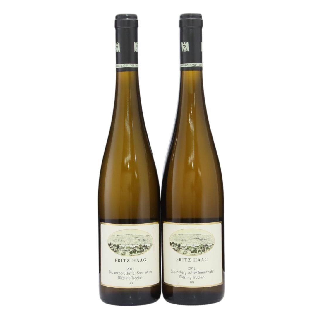 Fritz Haag Brauneberger Juffer Sonnenuhr Riesling Trocken 2012 x 2
