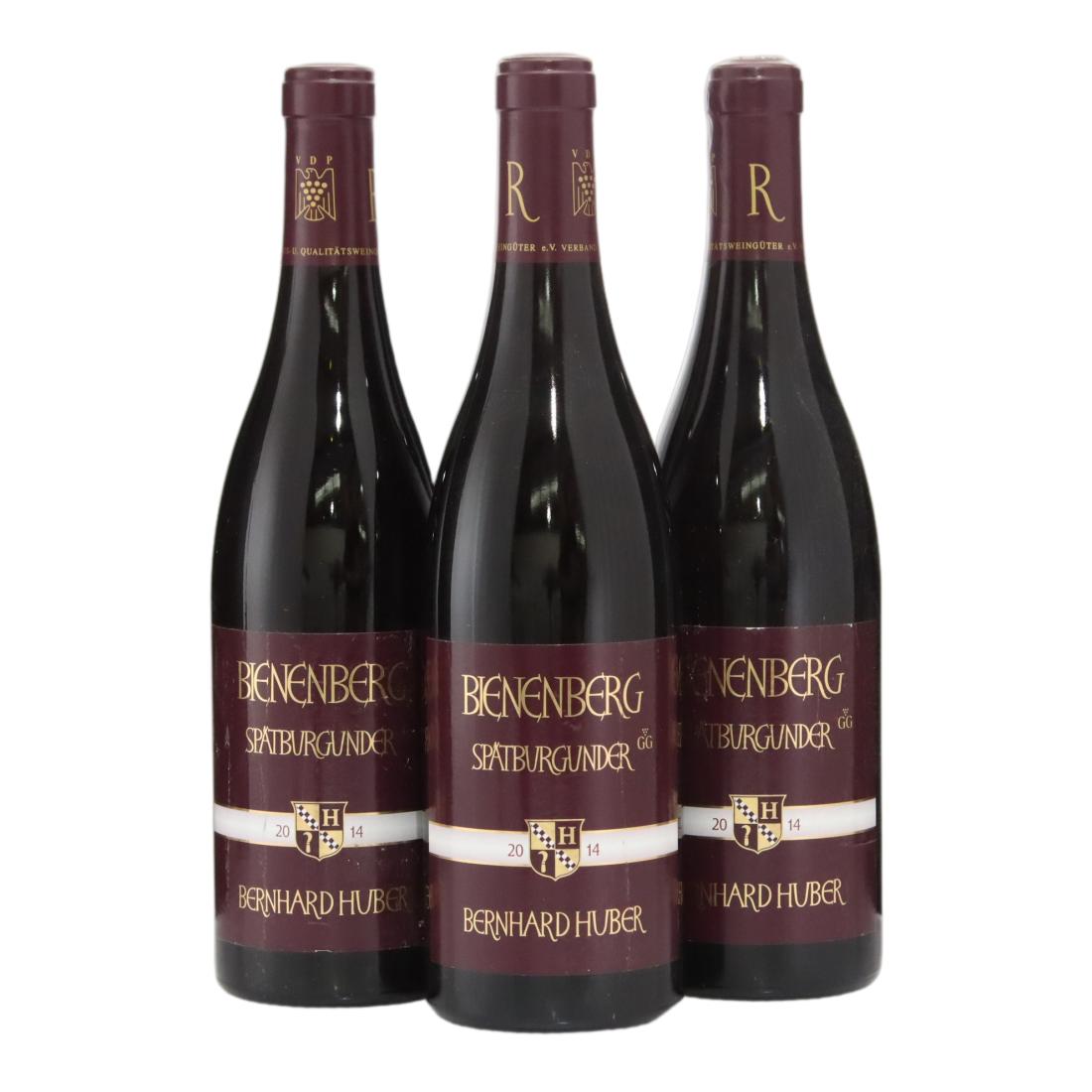 Bernhard Huber Hecklinger Schlossberg Spätburgunder GG 2014 Malterdingen x 3