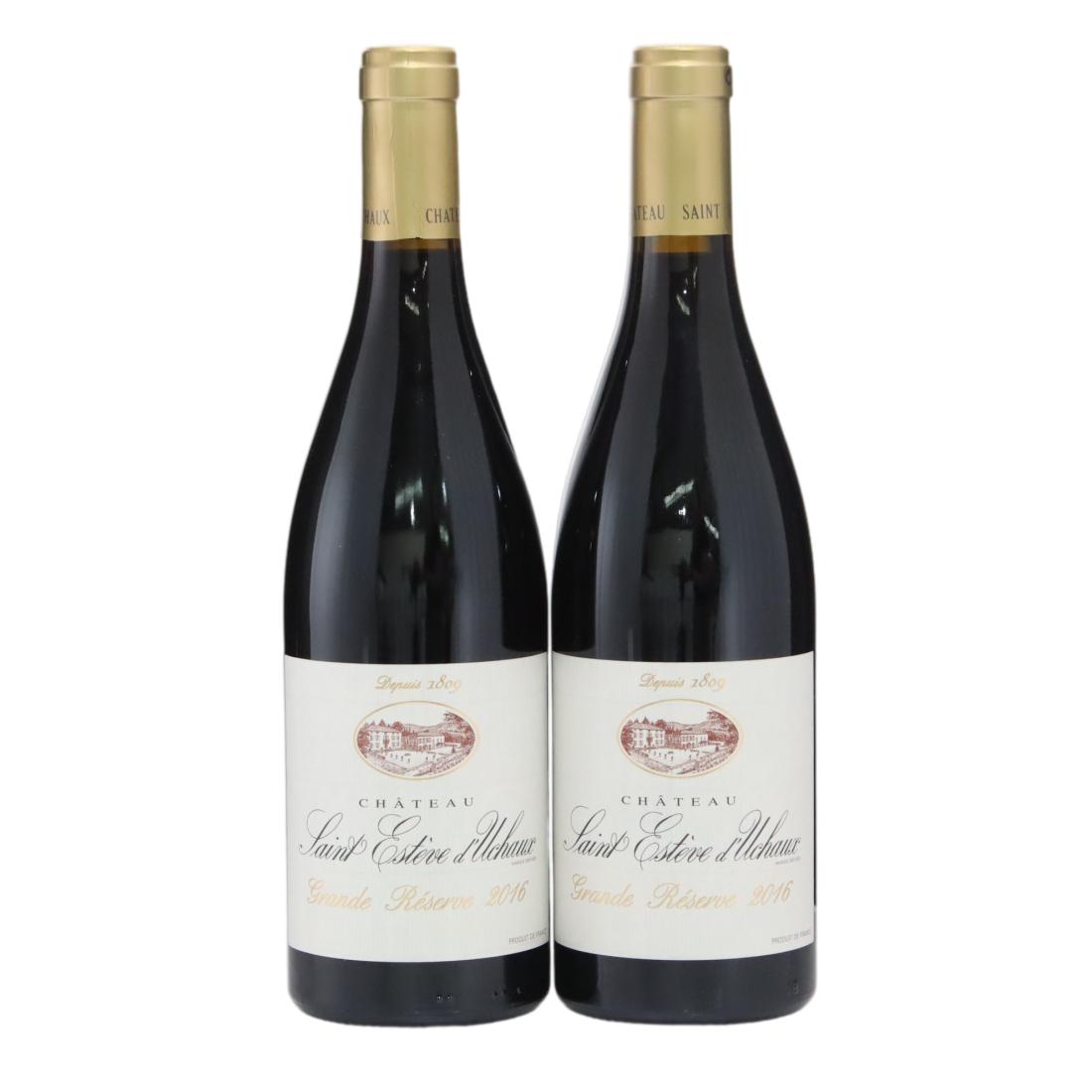 Château Saint Estève d'Uchaux Massif d'Uchaux 2016 x 2