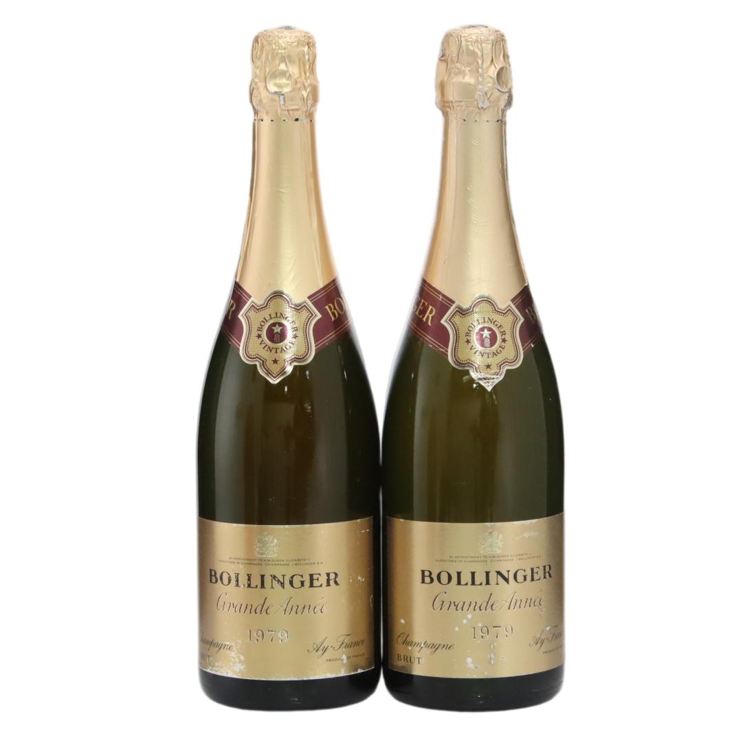 Bollinger Grande Année 1979 Vintage Champagne x 2