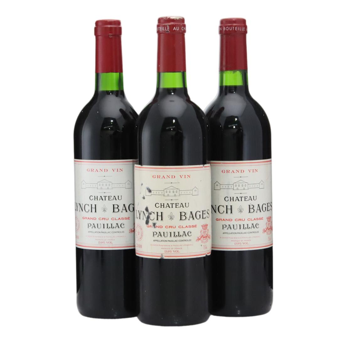 Château Lynch-Bages 2000 x 3