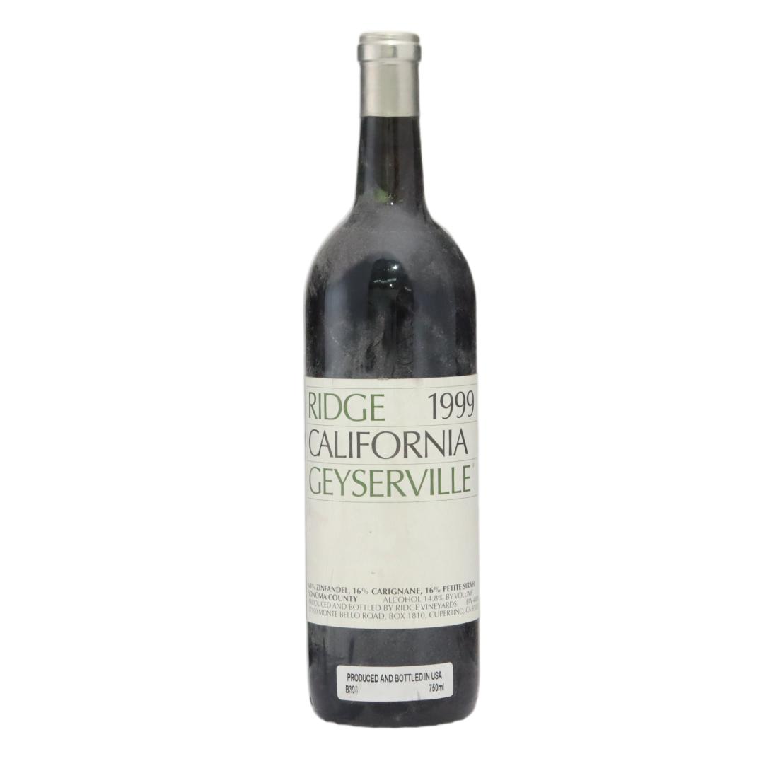 Ridge Geyserville 1999