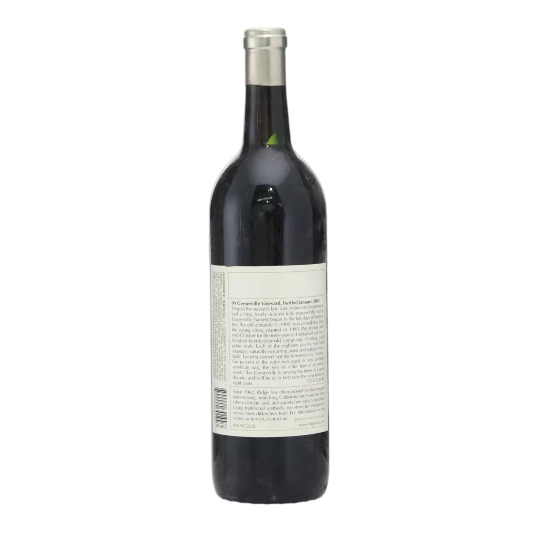 Ridge Geyserville 1999
