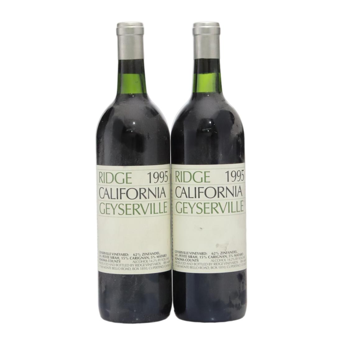 Ridge Geyserville 1995 x 2