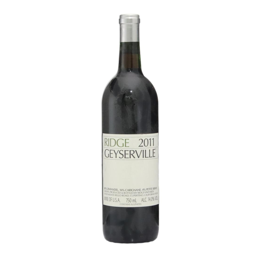 Ridge Geyserville 2011