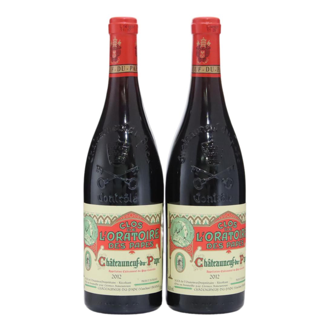 Clos de l'Oratoire des Papes 2012 x 2