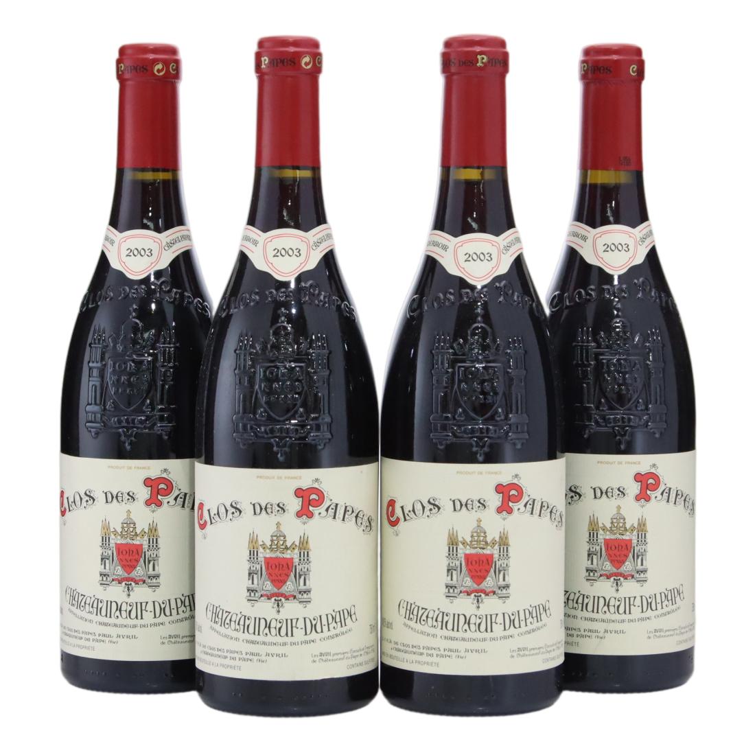 Clos des Papes 2003 x 4