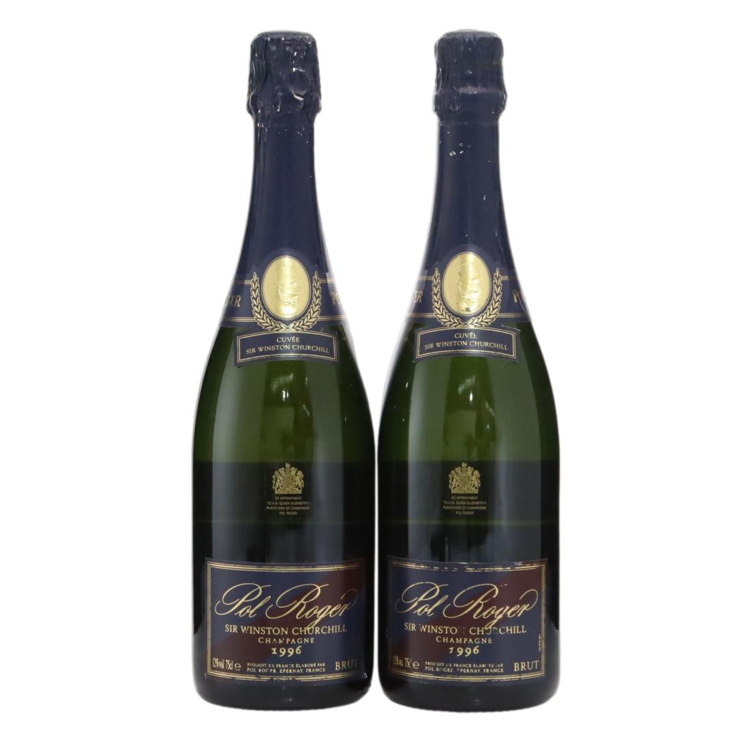 Pol Roger Extra Cuvée de Réserve 1996 Vintage Champagne x 2