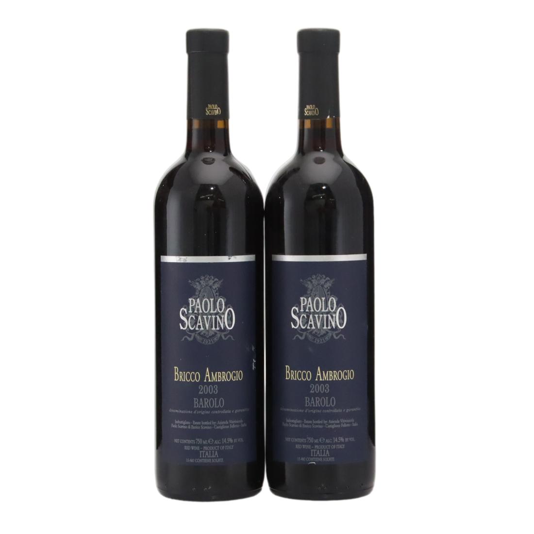 Paolo Scavino Bricco Ambrogio 2003 x 2